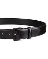 Tommy Hilfiger Men's Genuine Leather Two-Tone Buckle Dress Belt