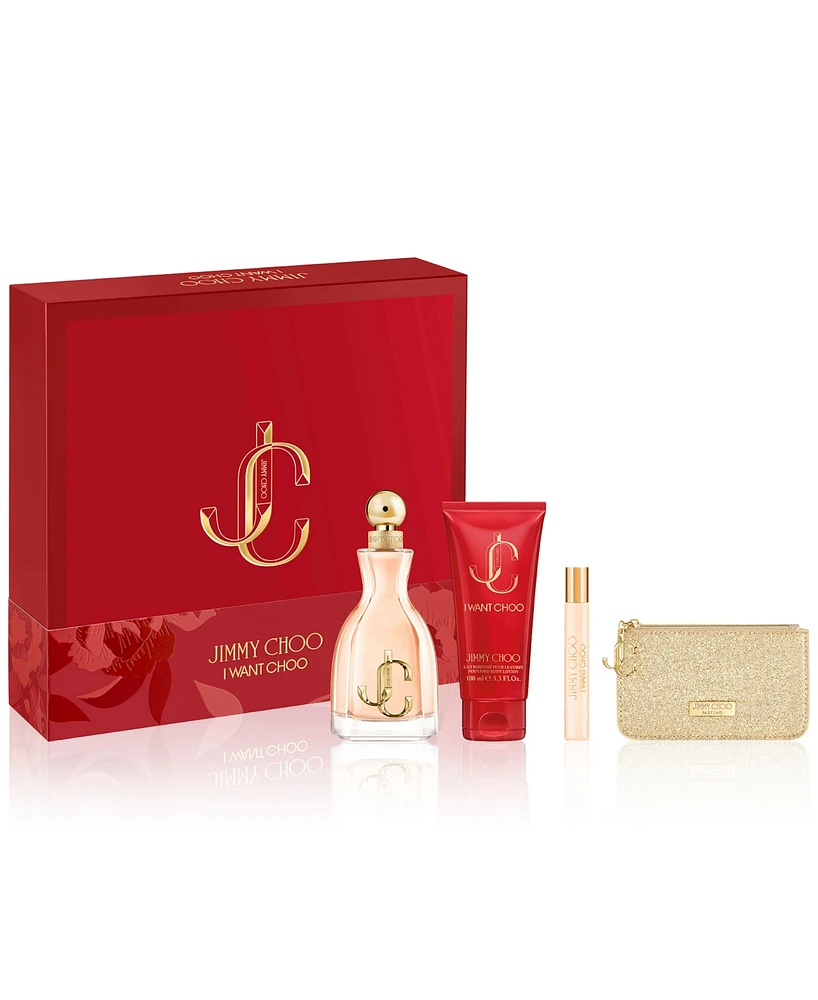 Jimmy Choo 4-Pc. I Want Choo Gift Set