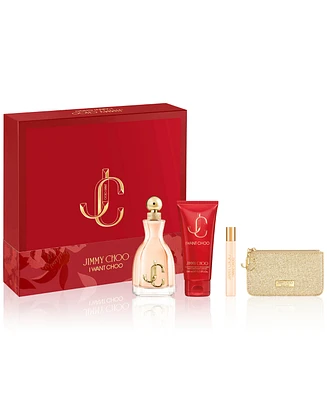 Jimmy Choo 4-Pc. I Want Choo Gift Set