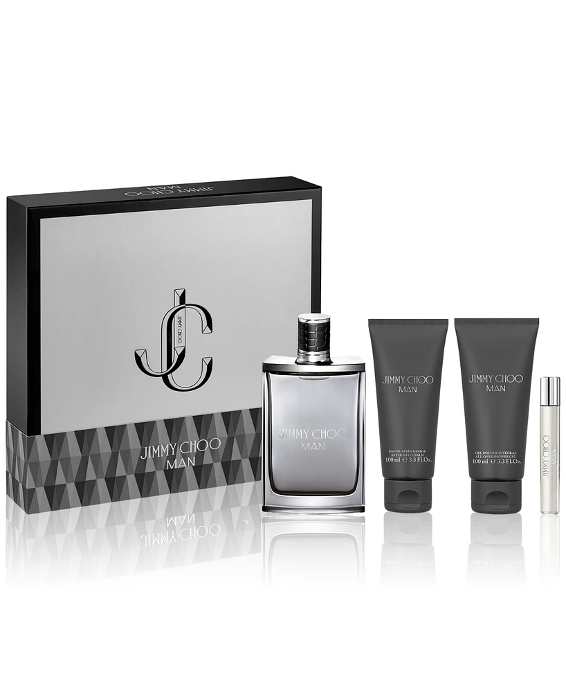 Jimmy Choo Men's 4-Pc. Man Eau de Toilette Gift Set