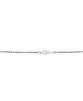 Effy Diamond Coil Crossover 18" Pendant Necklace (1/4 ct. t.w.) in Sterling Silver