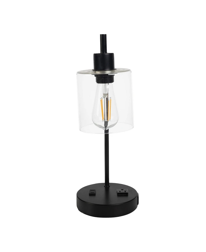 Lavish Home 16.14" Touch Control Table Lamp