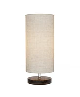 Lavish Home 12.25" Modern Led Cylinder Table Lamp