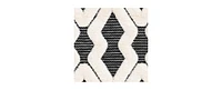 Bayshore Home Textured Tones Trellis 2'x6'1" Runner Area Rug