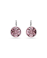 Swarovski Round Cut Bella Drop Earrings
