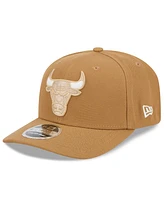 New Era Men's Tan Chicago Bulls 2024/25 City Edition 9SEVENTY Stretch-Snap Hat