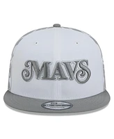 New Era Men's White Dallas Mavericks 2024/25 City Edition 9FIFTY Snapback Hat