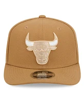 New Era Men's Tan Chicago Bulls 2024/25 City Edition 9SEVENTY Stretch-Snap Hat