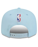 New Era Men's Light Blue San Antonio Spurs 2024/25 City Edition Alternate 9FIFTY Snapback Hat