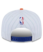 New Era Men's White New York Knicks 2024/25 City Edition 9FIFTY Snapback Hat