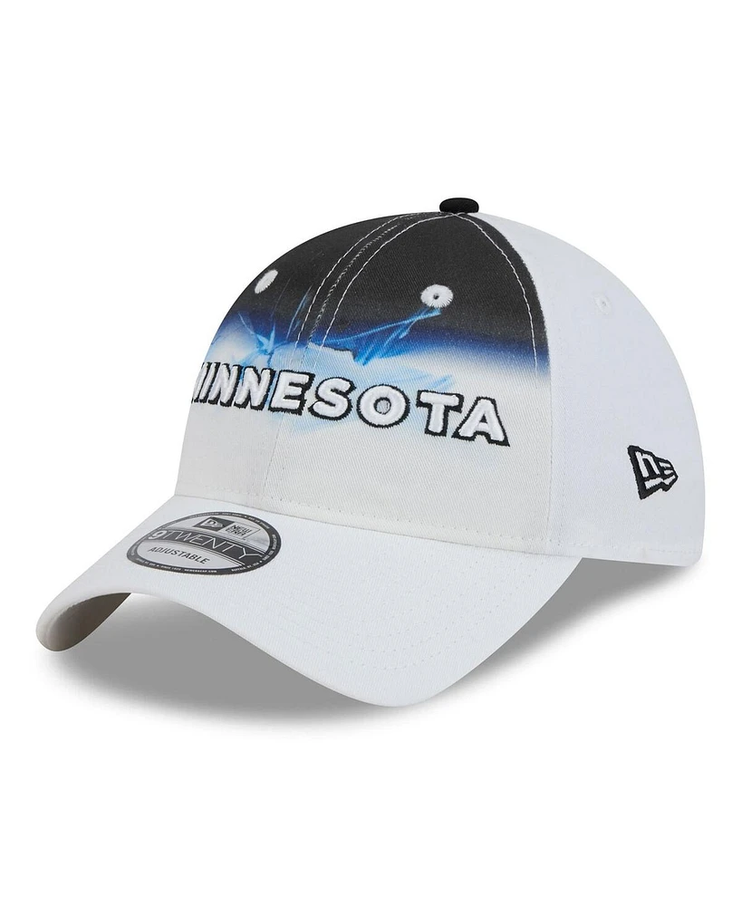 New Era Men's White Minnesota Timberwolves 2024/25 City Edition 9TWENTY Adjustable Hat