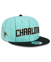 New Era Men's Turquoise Charlotte Hornets 2024/25 City Edition 9FIFTY Snapback Hat