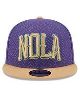 New Era Men's Purple New Orleans Pelicans 2024/25 City Edition 9FIFTY Snapback Hat