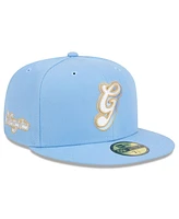 New Era Men's Light Blue Memphis Grizzlies 2024/25 City Edition Alternate 59FIFTY Fitted Hat