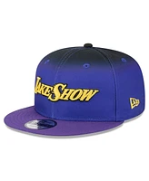 New Era Big Boys and Girls Purple Los Angeles Lakers 2024/25 City Edition 9FIFTY Snapback Hat