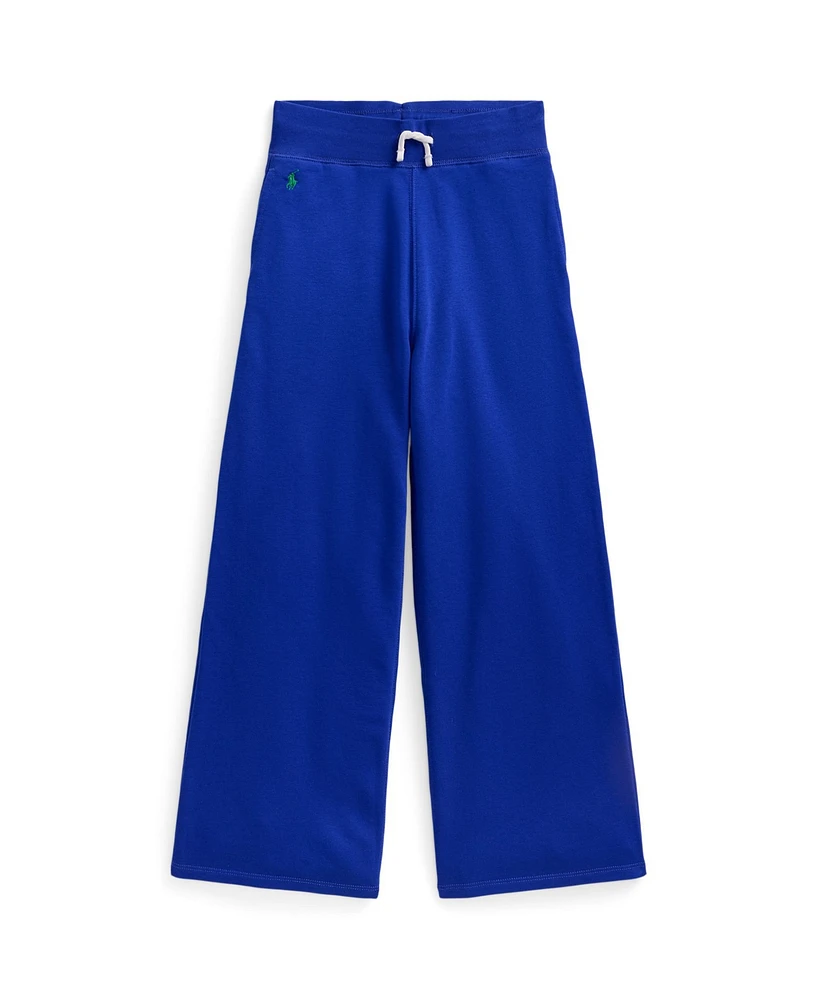 Polo Ralph Lauren Big Girls French Terry Wide-Leg Sweatpants