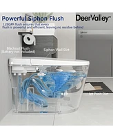 DeerValley Smart Toilet, Auto Flush, Heated Seat, Tankless One-Piece Toilets For Bathrooms