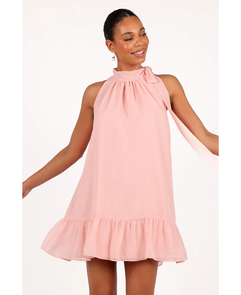 Petal and Pup Women's Victoria Halterneck Mini Dress