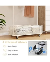 Gouun Kid Clothes Rack with 3 Adjustable Heights and Wheels