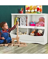 Gouun Kids Storage Unit Baby Toy Organizer Children Bookshelf Bookcase