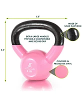 ProsourceFit Vinyl Coated Iron Kettlebell