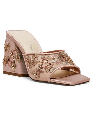 Betsey Johnson Women's Roo Embroidered Evening Sandals