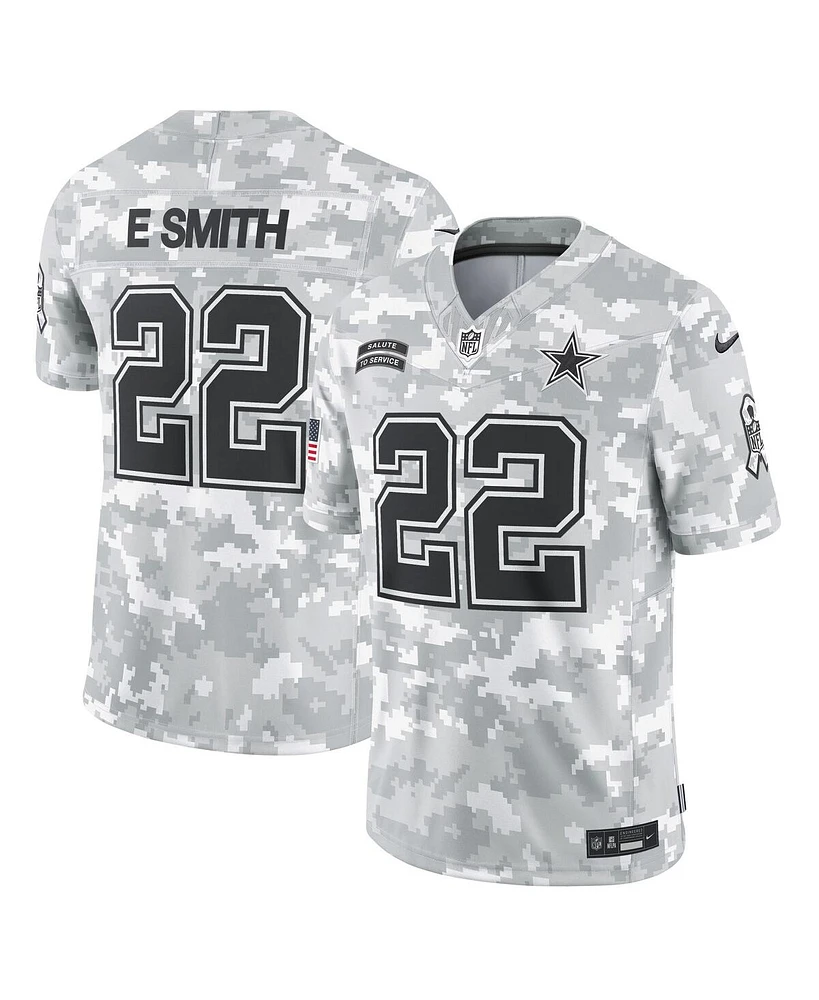 Nike Men's Emmitt Smith Arctic Camo Dallas Cowboys 2024 Salute to Service Retired Player Limited Jersey