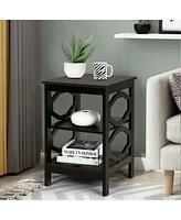 Gouun 3-tier Nightstand Sofa Side End Accent Table