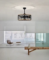 Home Accessories 24" Merdan Indoor Ceiling Fan with Light Kit and Remote