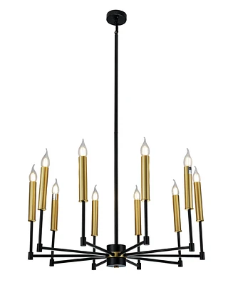 Home Accessories 29.1" Mizba 10-Light Indoor Chandelier with Light Kit