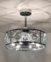 Home Accessories 24.8" Dalya 6-Light Indoor Ceiling Fan with Light Kit and Remote