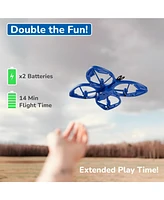 Contixo TD2 Butterfly Rc Drone: 3D Flip, Headless Mode, Led Lights, Propeller Protection