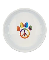 Bone Dry Peace Paw Pet Bowl Set/2