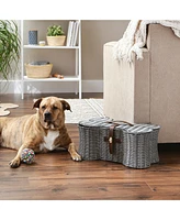 Bone Dry Pet Storage Basket Bone Shape