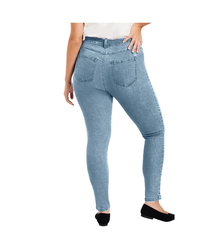 June + Vie Plus Curvie Fit Skinny Jeans