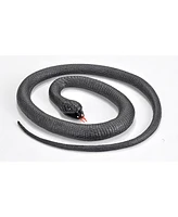 Wild Republic Rubber Snake Black Mamba Figurines, 46 Inches