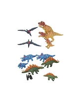 Wild Republic Nature Tube Dinosaur Family Figurines, 12 Pieces