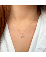 The Lovery Mini Gold Snowflake Charm 14K Gold