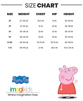 Peppa Pig Girls Peplum T-Shirt and Leggings Outfit Set