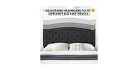 gaomon Queen Bed Frame with Adjustable Headboard, Platform Bed Frame