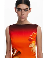 Desigual Women's Ombre asymmetrical dress