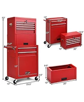 Gouun 6 Drawers Tool Chest with Heightening Cabinet