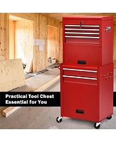 Gouun 6-Drawer Tool Chest with Heightening Cabinet