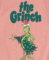 The Grinch Big Girls Tree Graphic Short Sleeve Tee