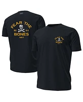 Under Armour Men's Navy Midshipmen 2024 Rivalry Fear The Bones Performance T-Shirt