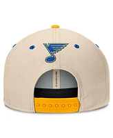 Fanatics Men's Cream/Blue St. Louis Blues 2025 Nhl Winter Classic Snapback Hat