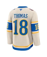 Fanatics Men's Robert Thomas Cream St. Louis Blues 2025 Nhl Winter Classic Premium Player Jersey