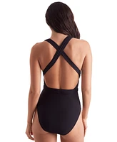 Mimi Flamingo Women's Wren Cross-Back One-Piece Swimsuit