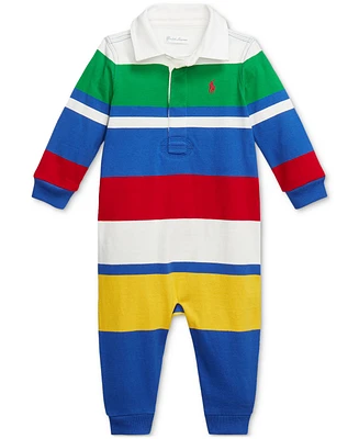 Polo Ralph Lauren Baby Cotton Rugby Coverall