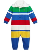 Polo Ralph Lauren Baby Cotton Rugby Coverall